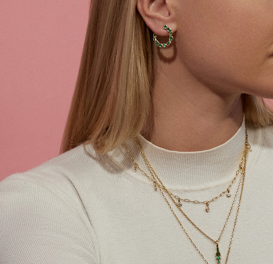 Mosaïque d’Émeraudes Küpe - MuffGem