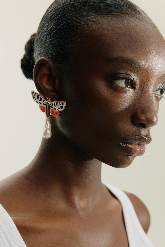 Papillon Pearl Küpe