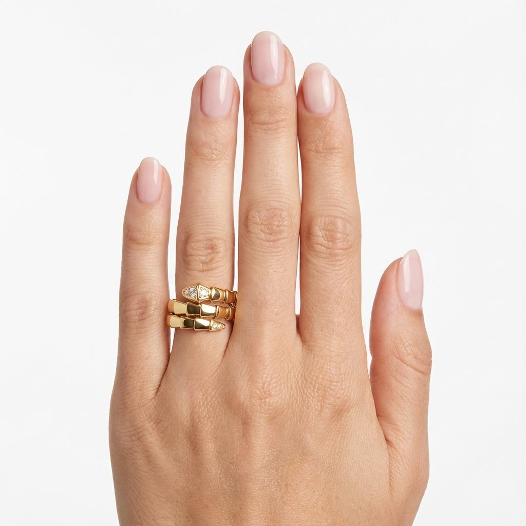 Veloura Serpent Yüzük (İthal Kutulu Model)