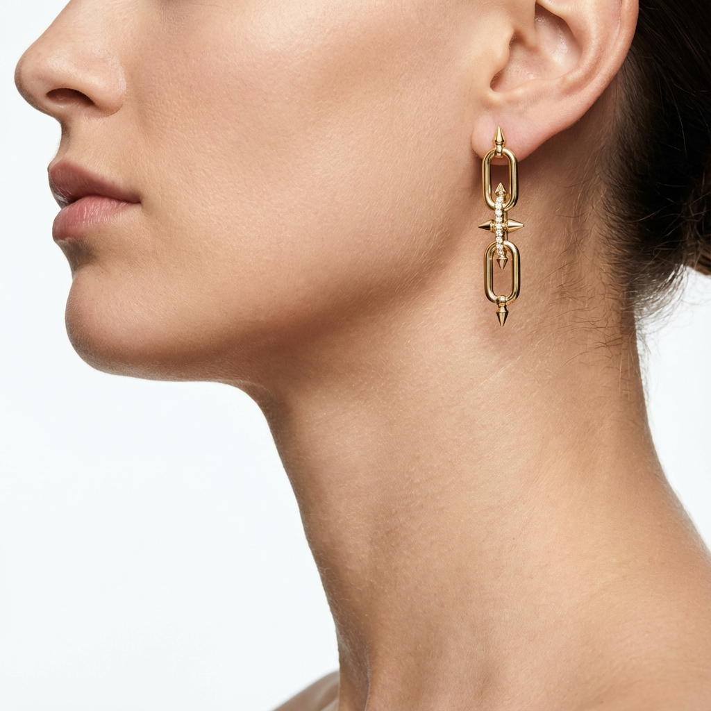 Aurelia Blade Küpe (İthal Kutulu Model)