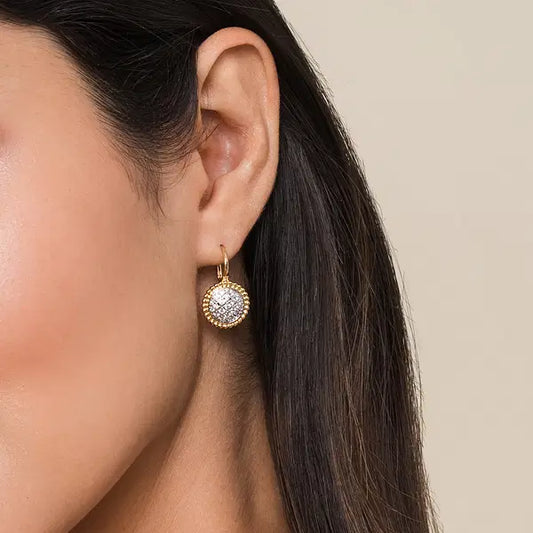 Gilded Disc Küpe - MuffGem