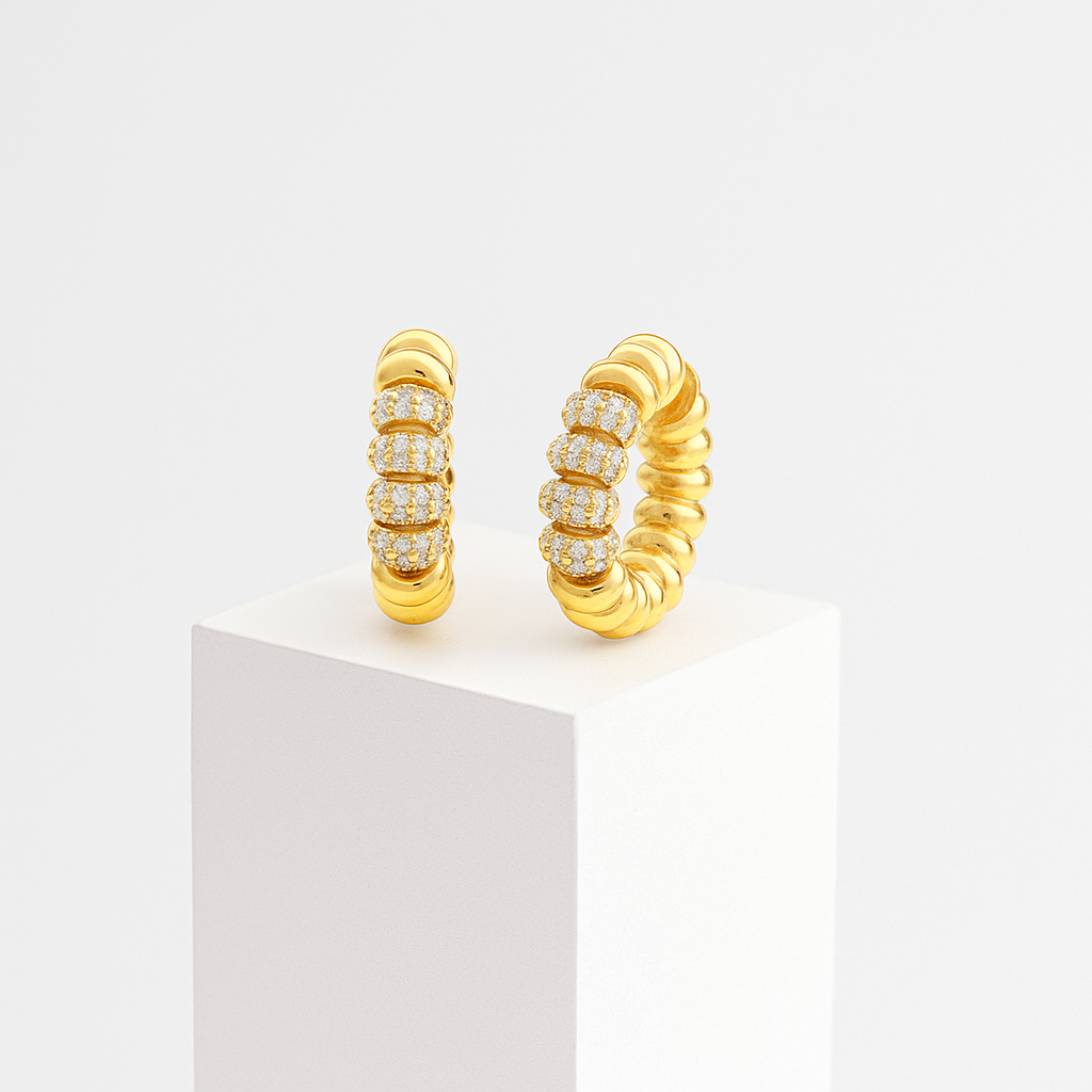 Brillobeam Hoops Küpe - MuffGem