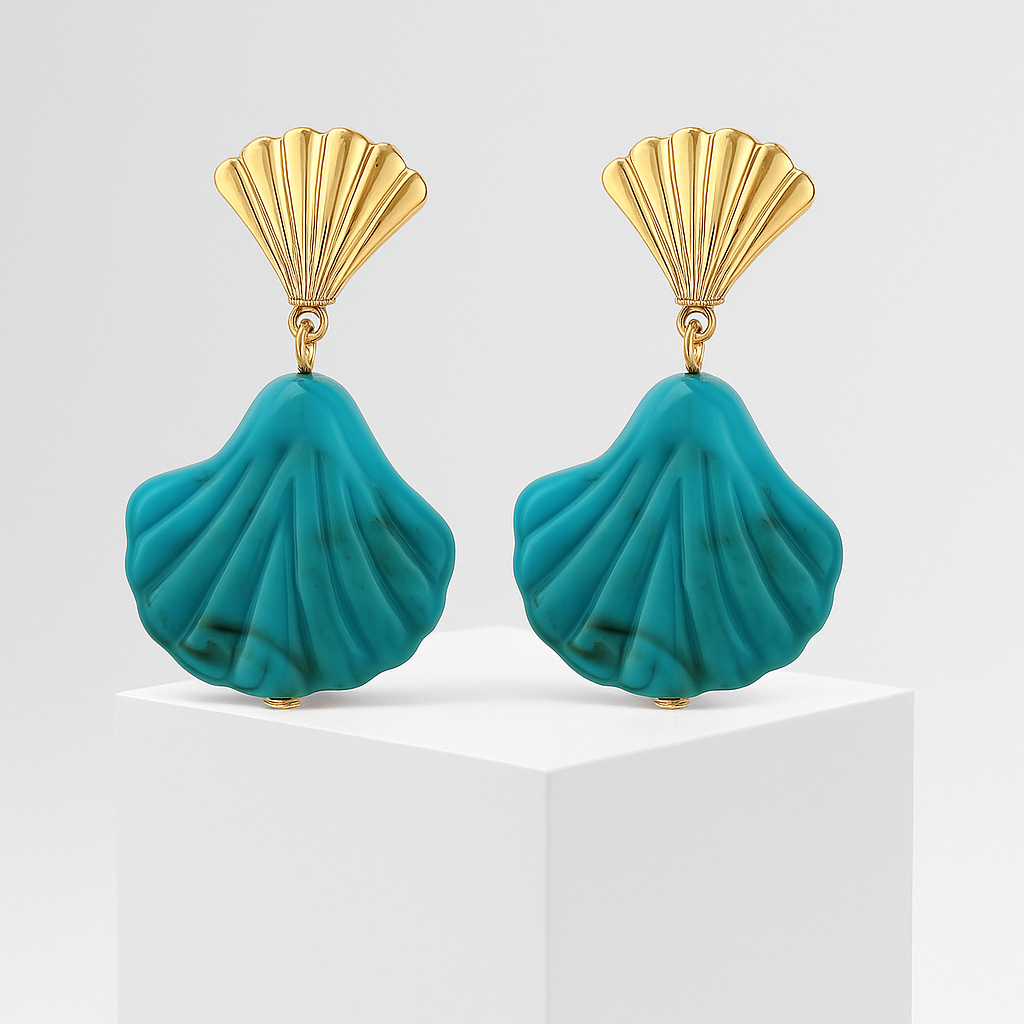 Seafoam Petal Küpe - MuffGem