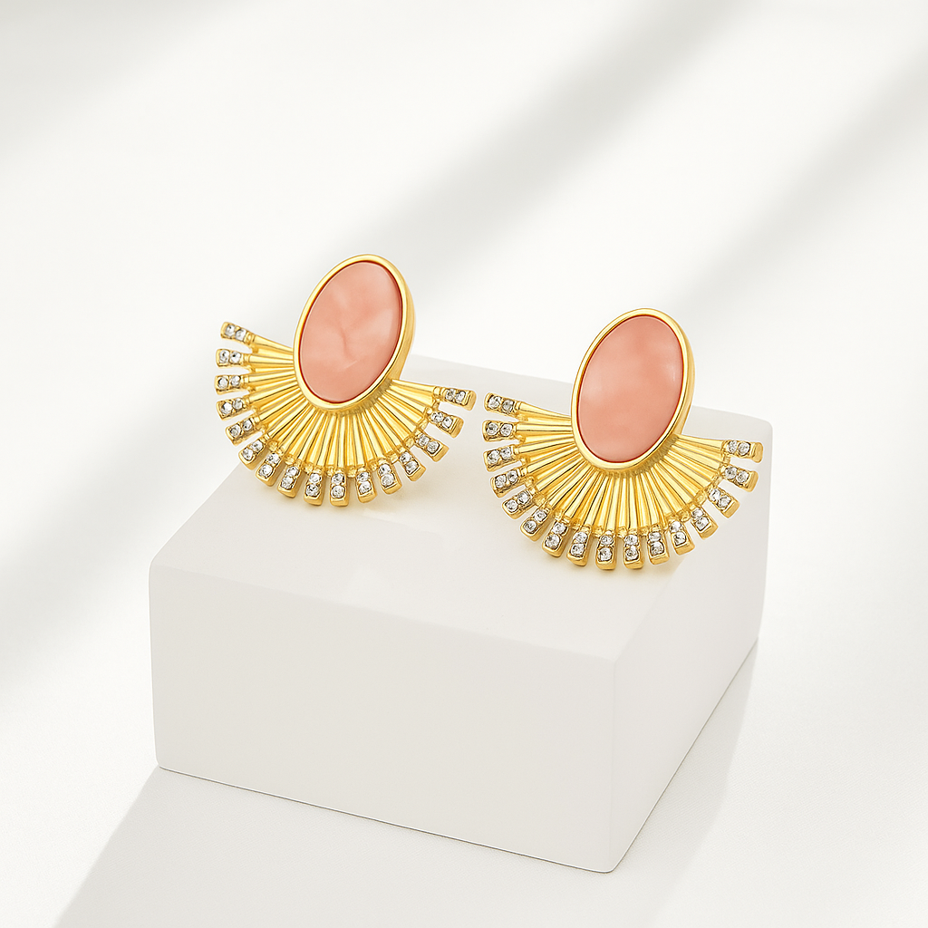 Серьги Soleil Rosea