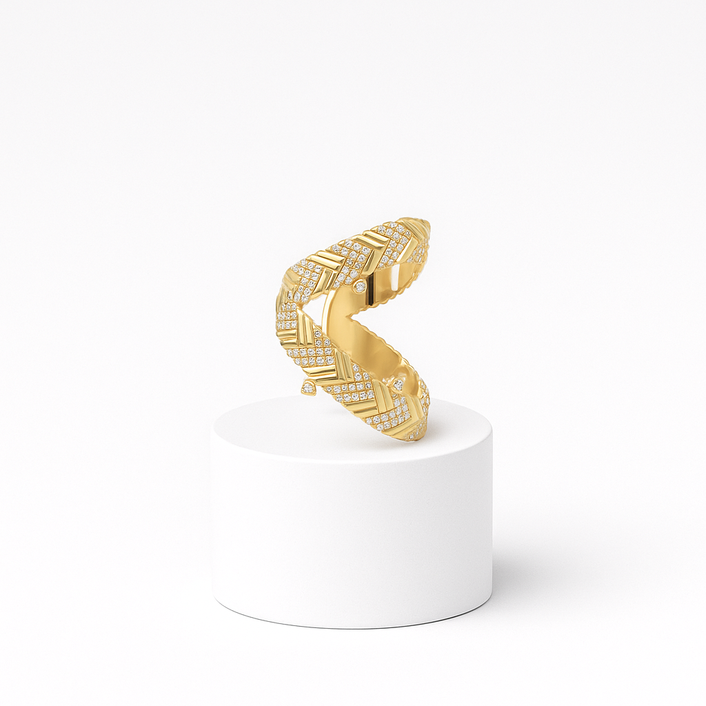 Triumph Pave Earcuff