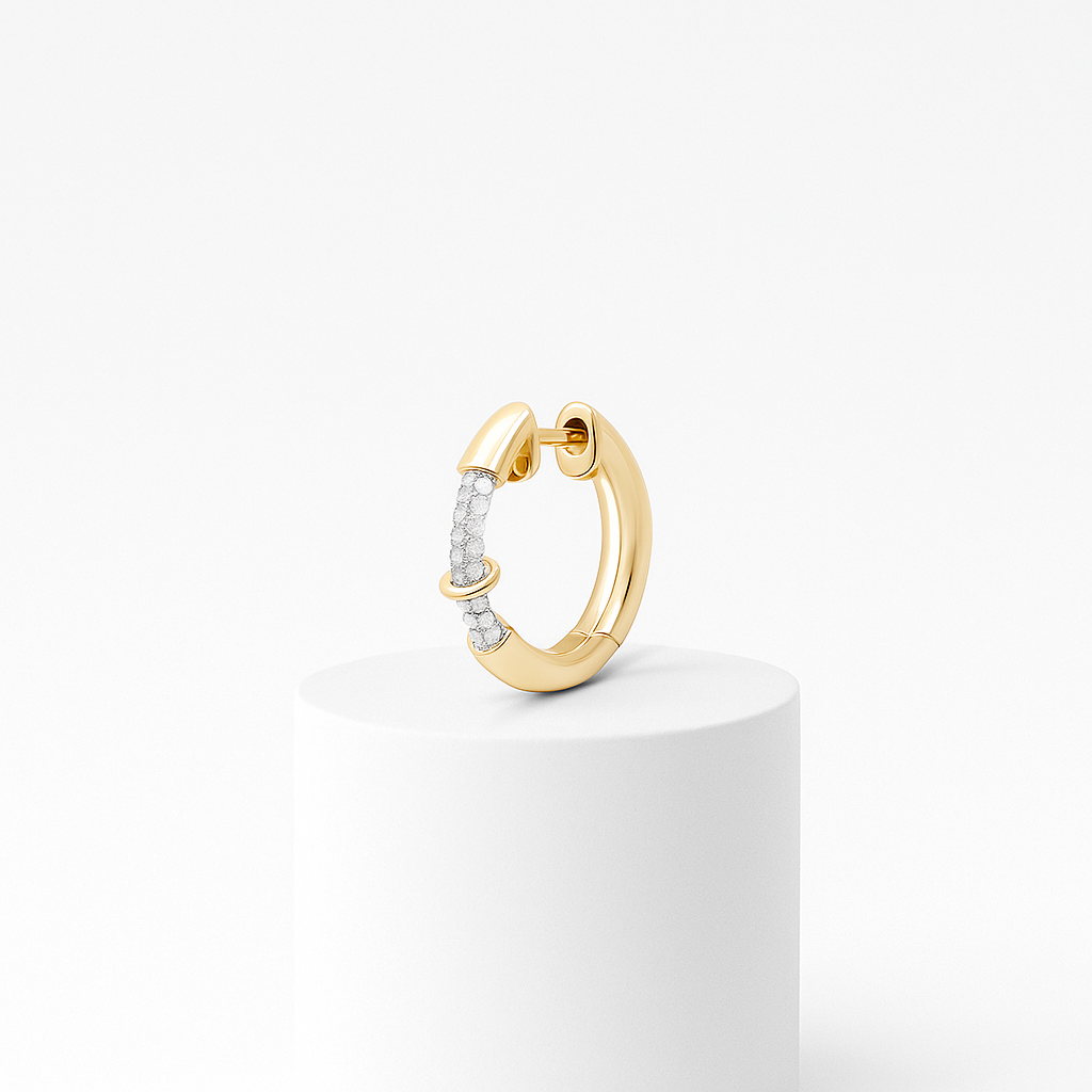 Серьга-кольцо Eon