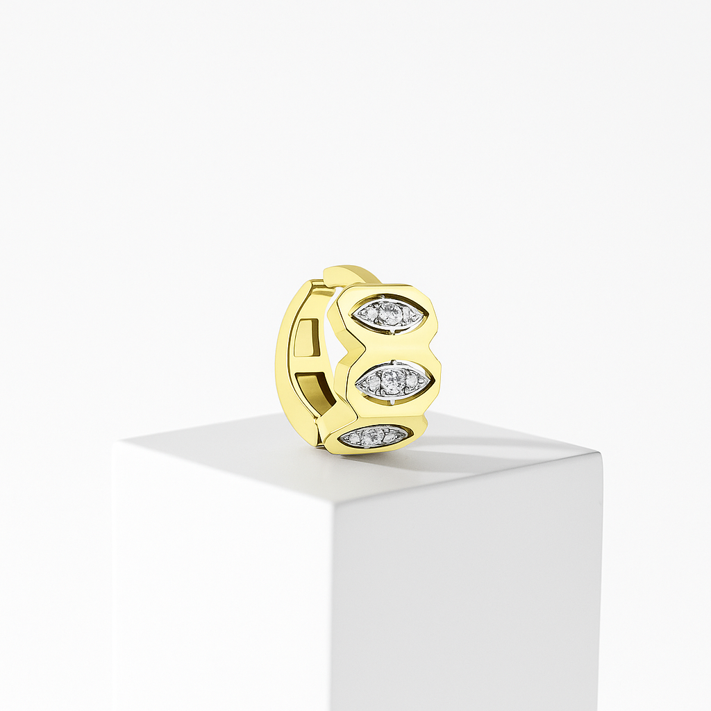 Citrine Line Earcuff