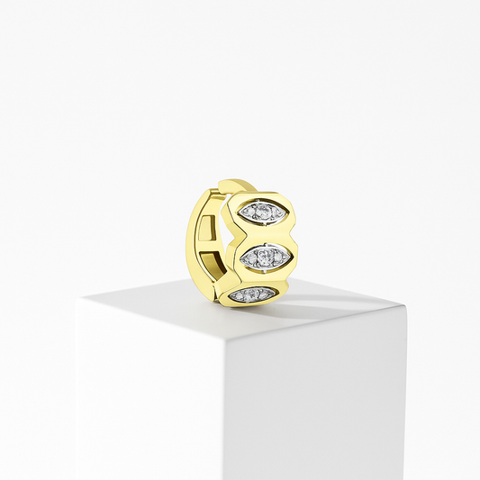 Citrine Line Earcuff