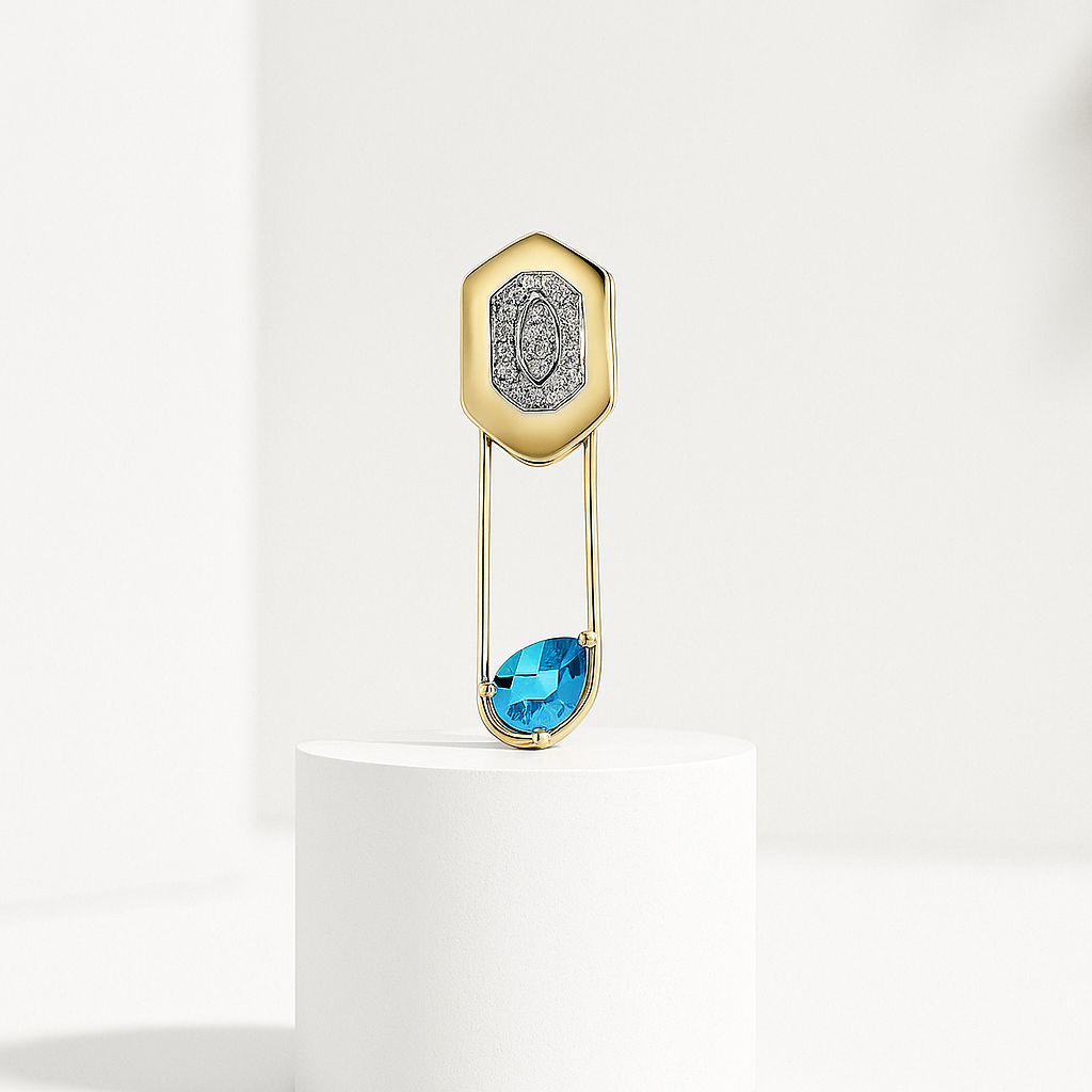 Серьги «Голубая симфония»