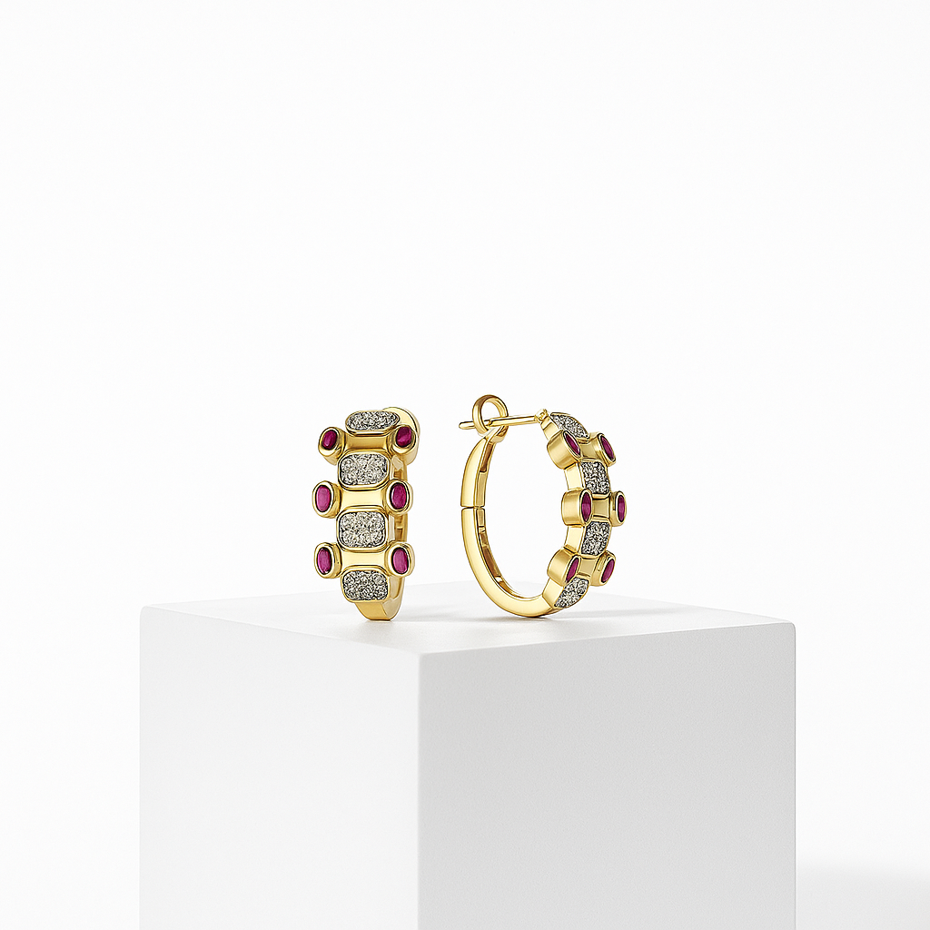 Золотая серьга Legacy