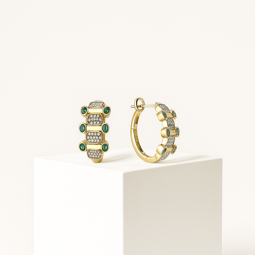 Серьга «Небесные объятия»