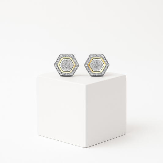 Hexagon Radiance Küpe