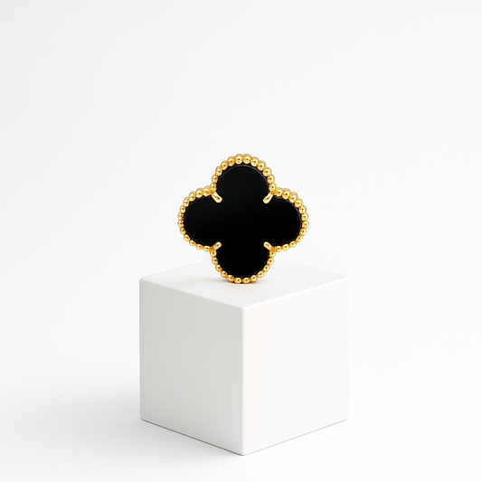 VCA Alhambra Siyah Küpe