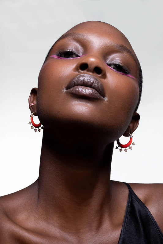 Vermilion Rush Küpe - MuffGem