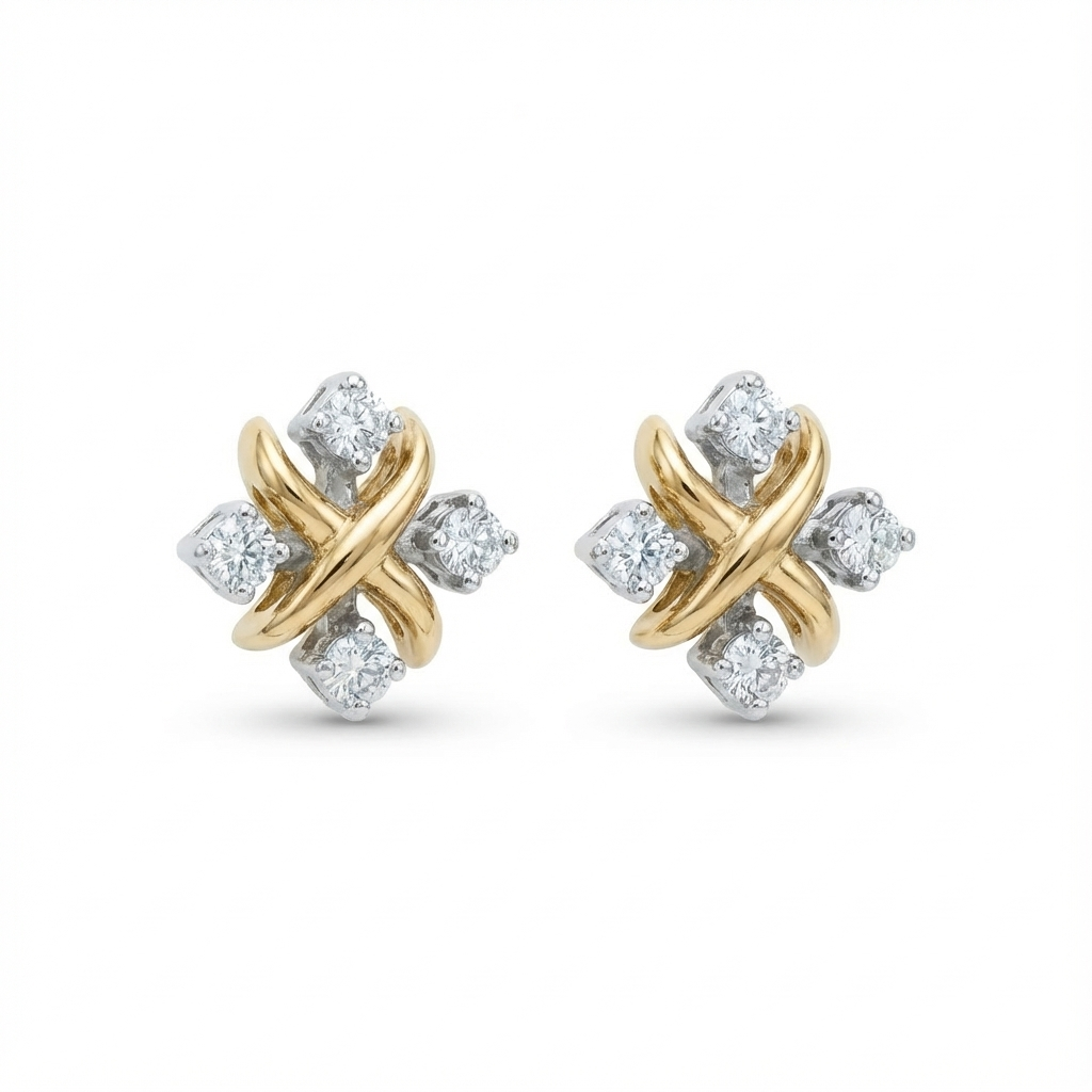 Vega Knot Küpe (İthal Kutulu Model)