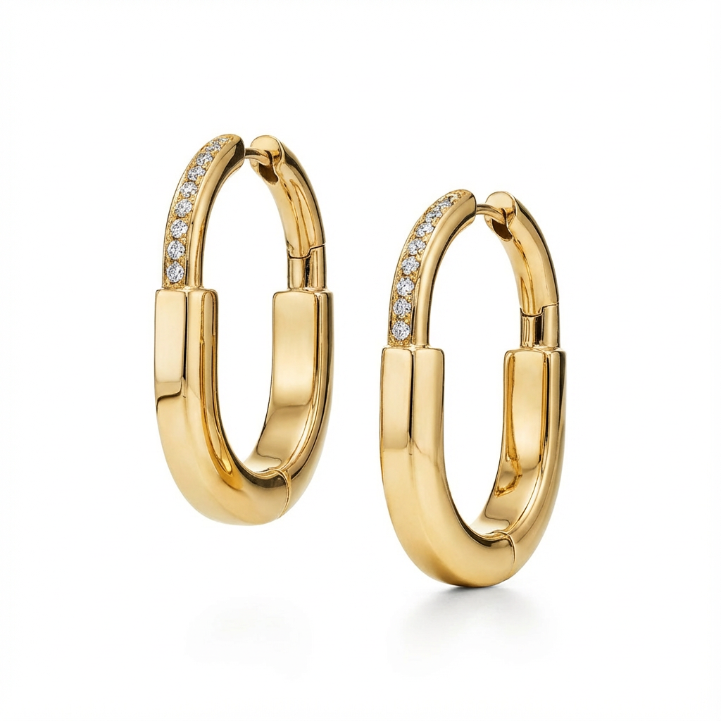 Серьги Aurelia Circle (импортированная модель в коробке)