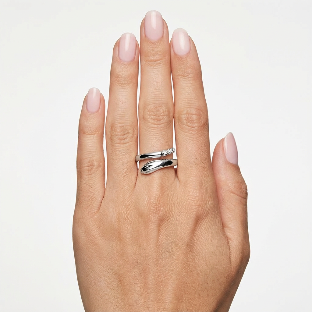 S Curve Yüzük (İthal Kutulu Model)