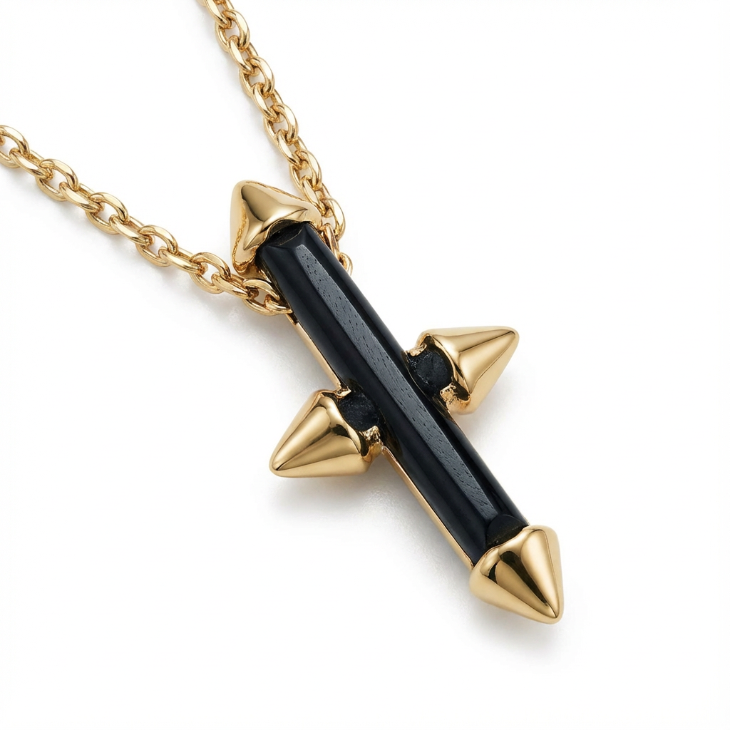 Onyx Path Necklace (Imported Boxed Model)