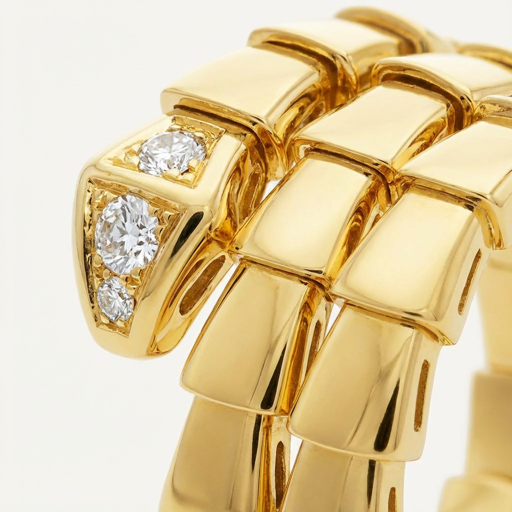 Veloura Serpent Yüzük (İthal Kutulu Model)