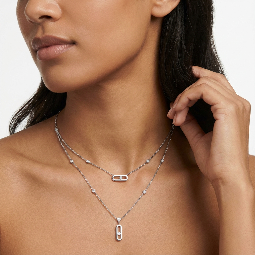 Aurelia Twin Necklace (Imported Model)