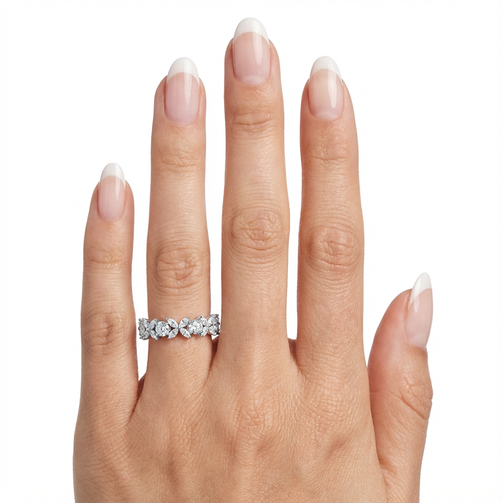 Rosette Yüzük (İthal Kutulu Model)