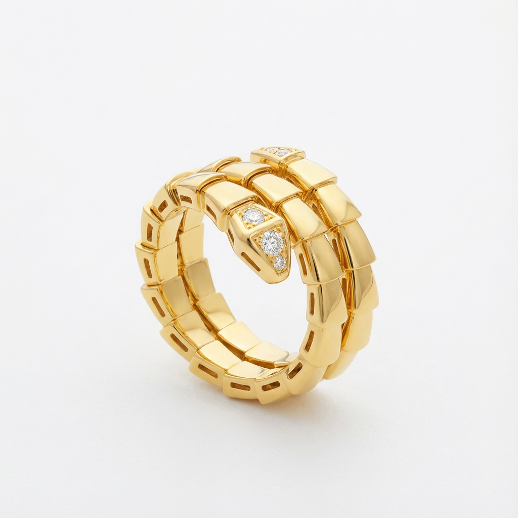 Veloura Serpent Yüzük (İthal Kutulu Model)