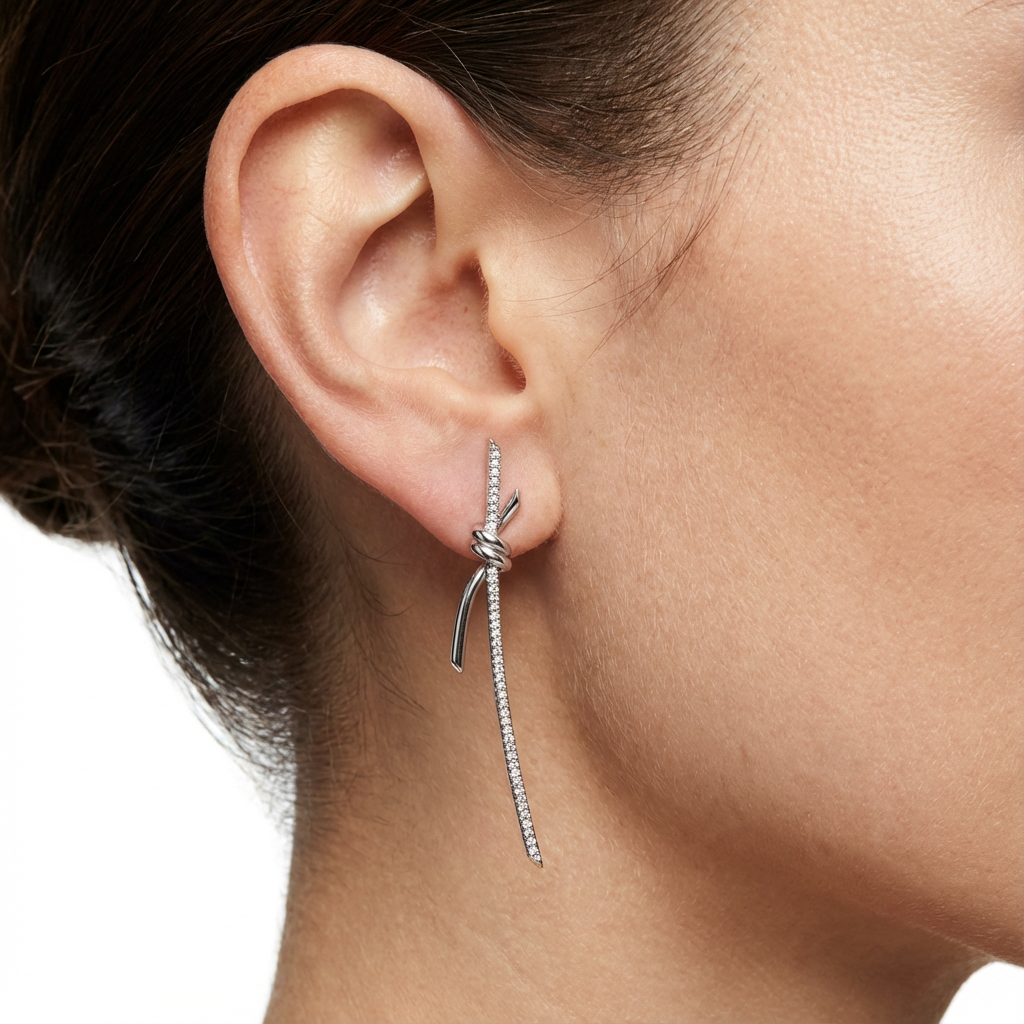 Infinity Ties Küpe (İthal Kutulu Model)