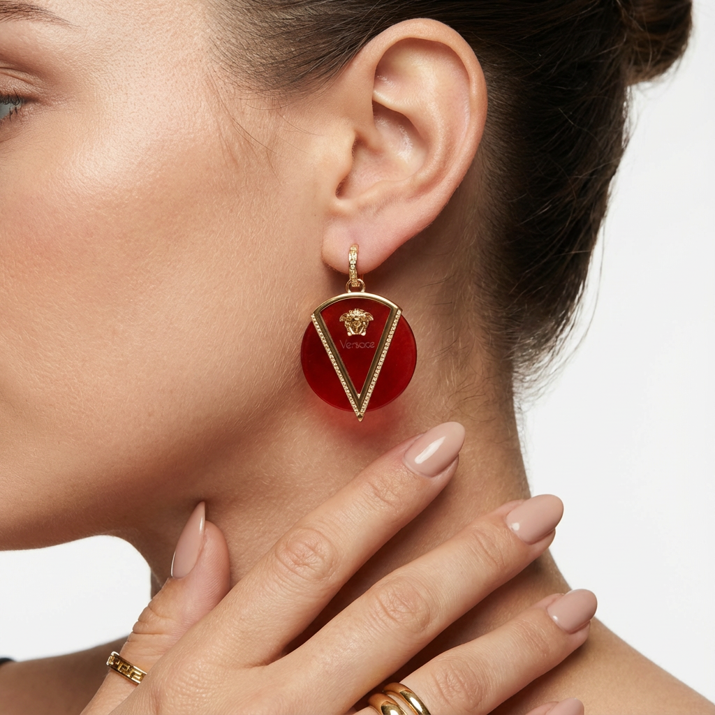 Серьги Ruby Vertex (импортная модель)