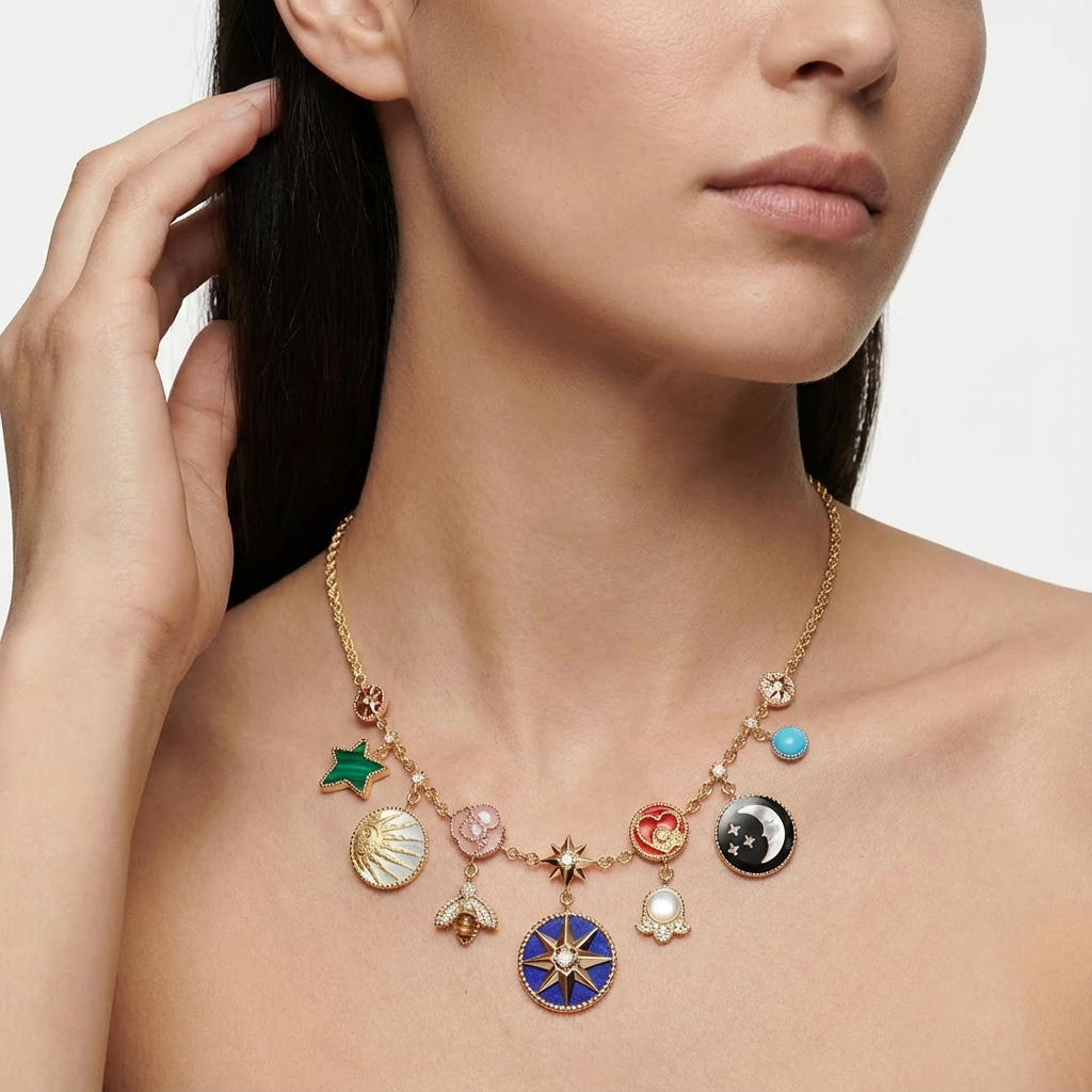 Колье «Космический мечтатель» (импортное, в коробке)