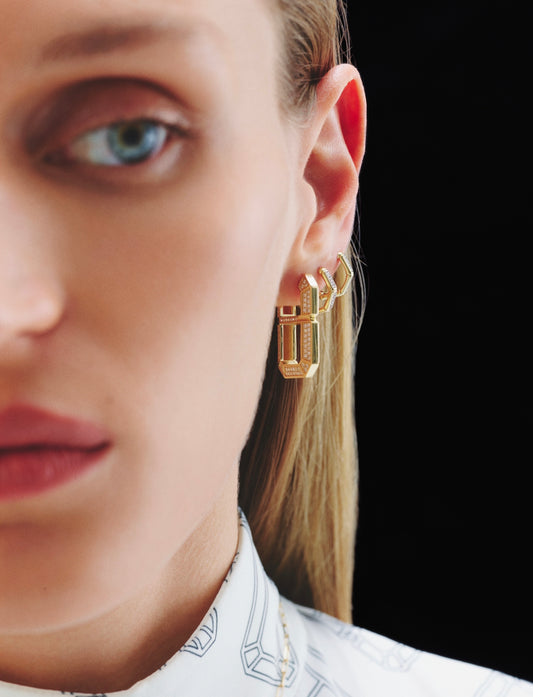 Pavé Skyline Küpe - MuffGem