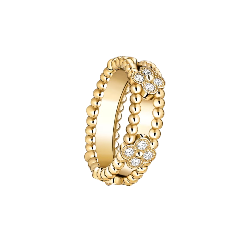 VCA Clover Dot Yüzük (İthal Kutulu Model)