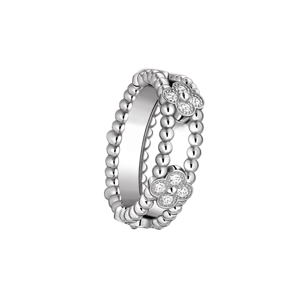 VCA Clover Dot Yüzük (İthal Kutulu Model)