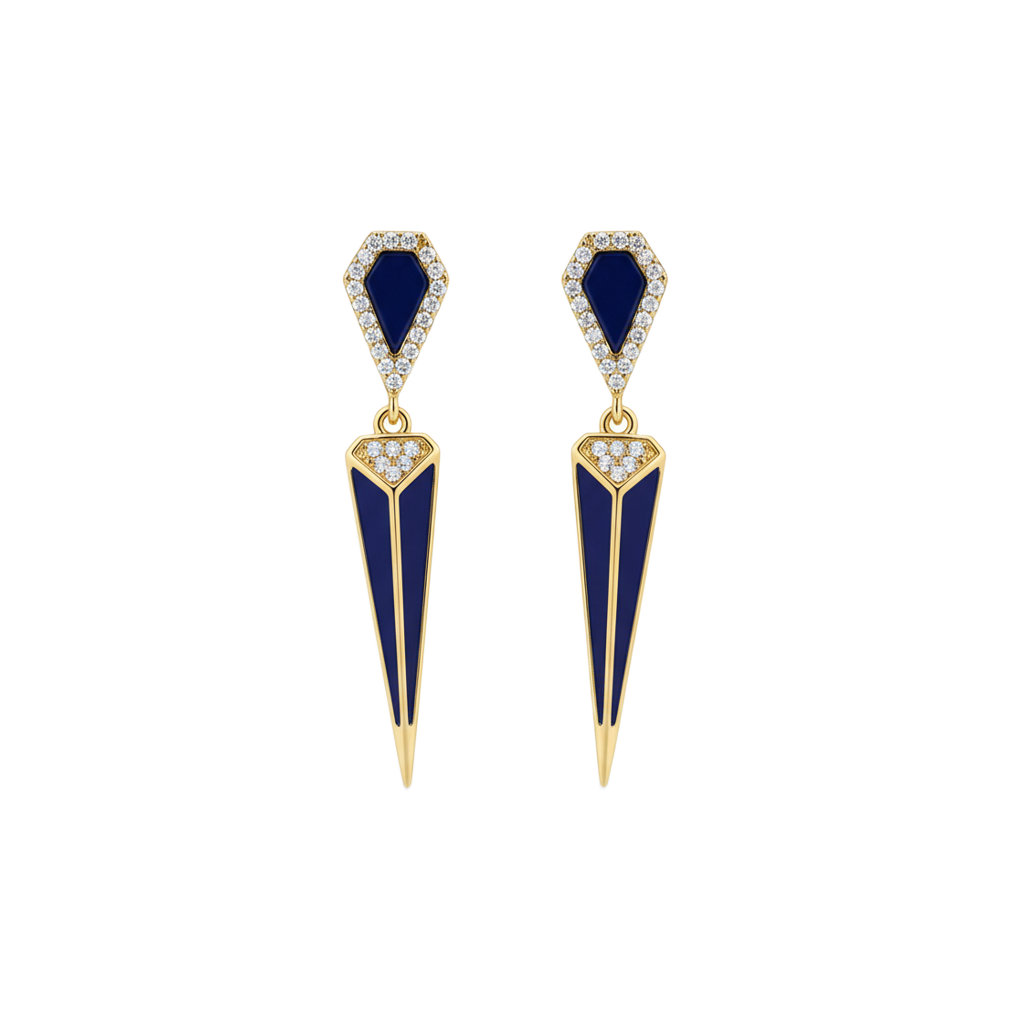 Crimson Obelisk Küpe