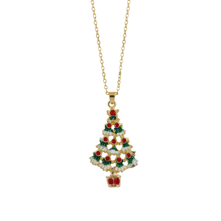 Christmas Tree Glow Necklace