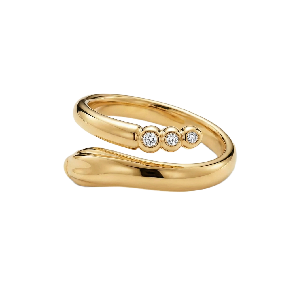 S Curve Ring (Imported Boxed Model)