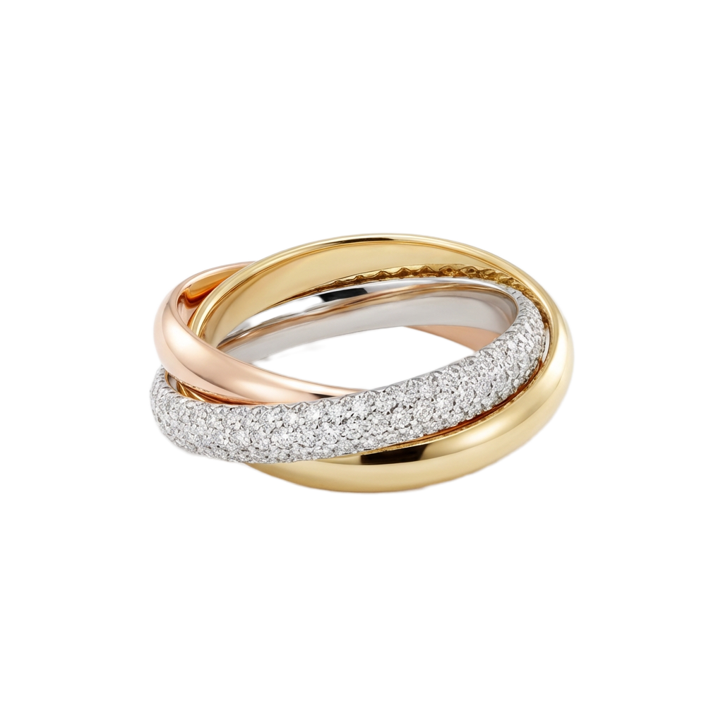 Infinity Trio Yüzük (İthal Kutulu Model)