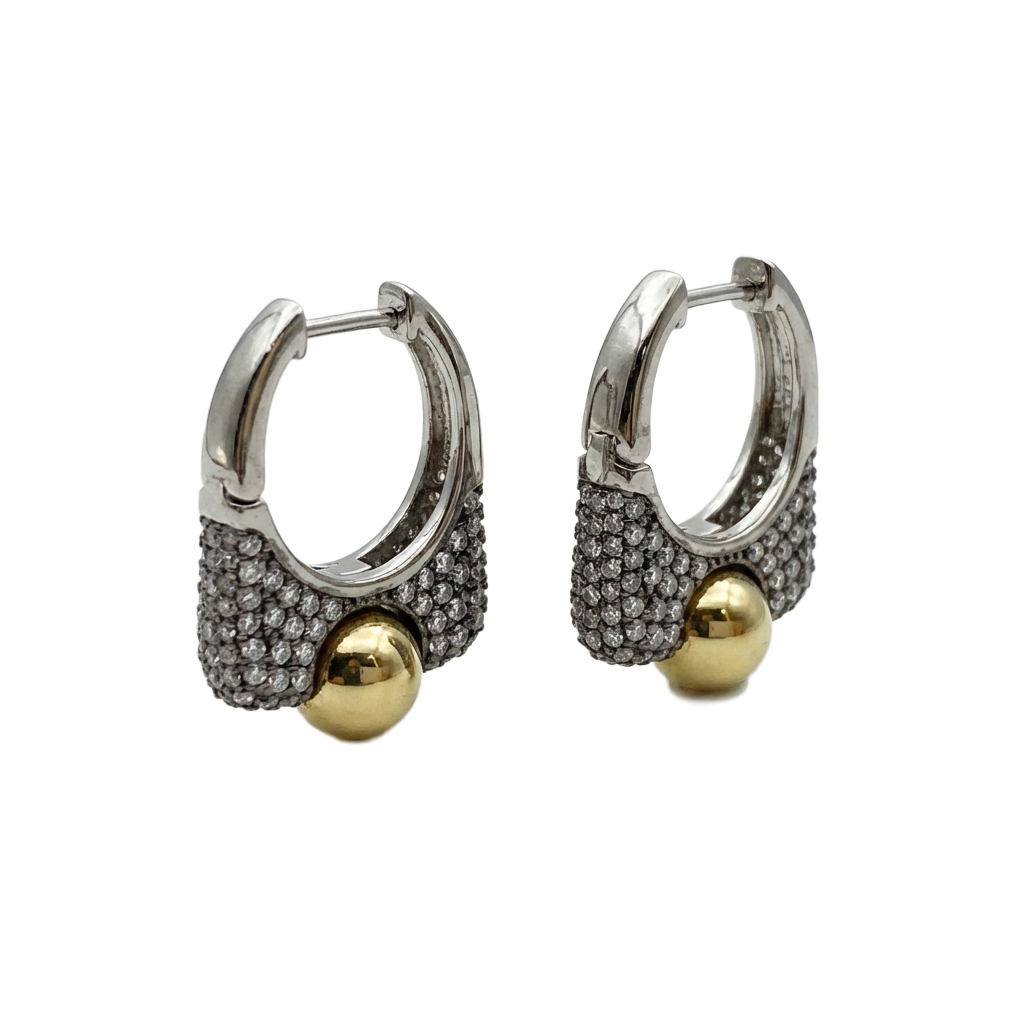 Sculptural Globe Earrings