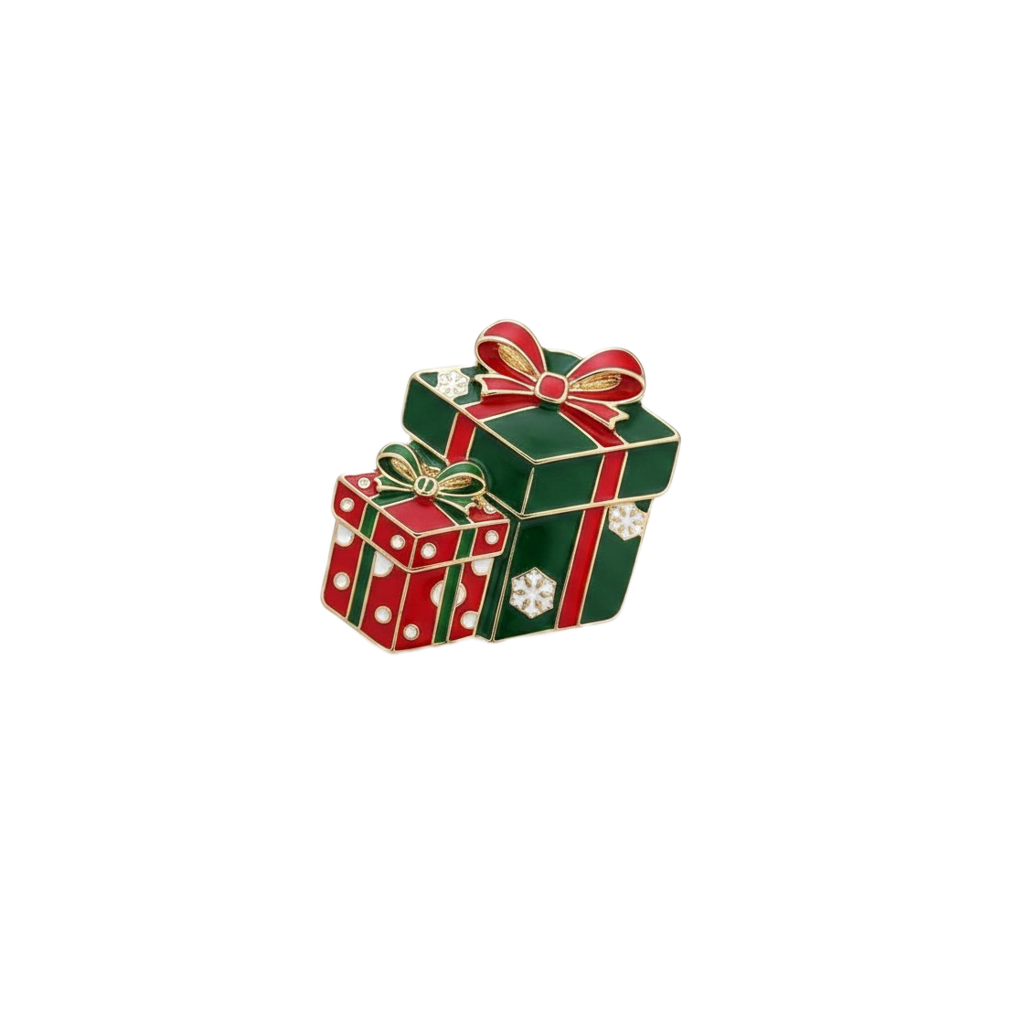 Christmas Parcels Brooch