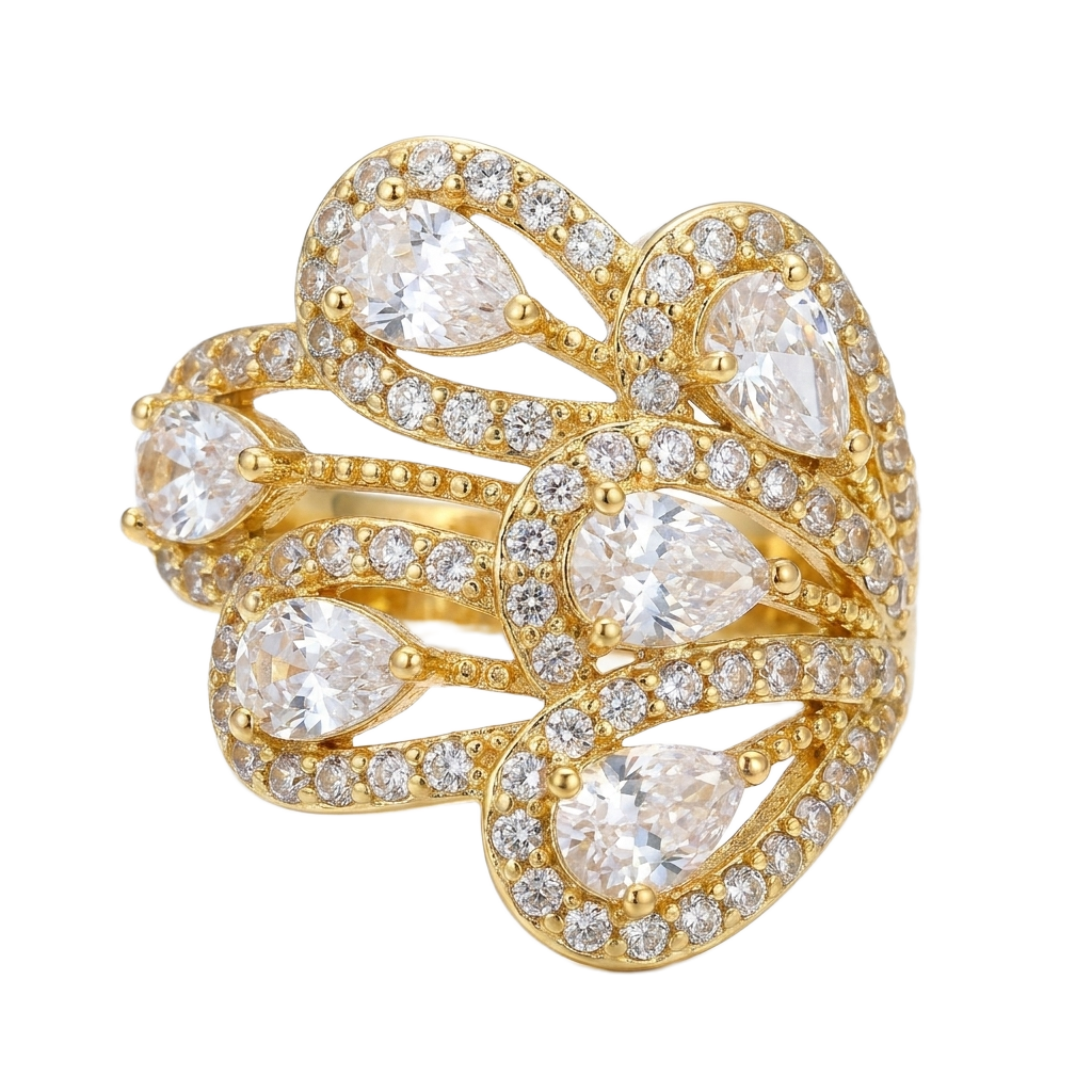 Gilded Wave Yüzük