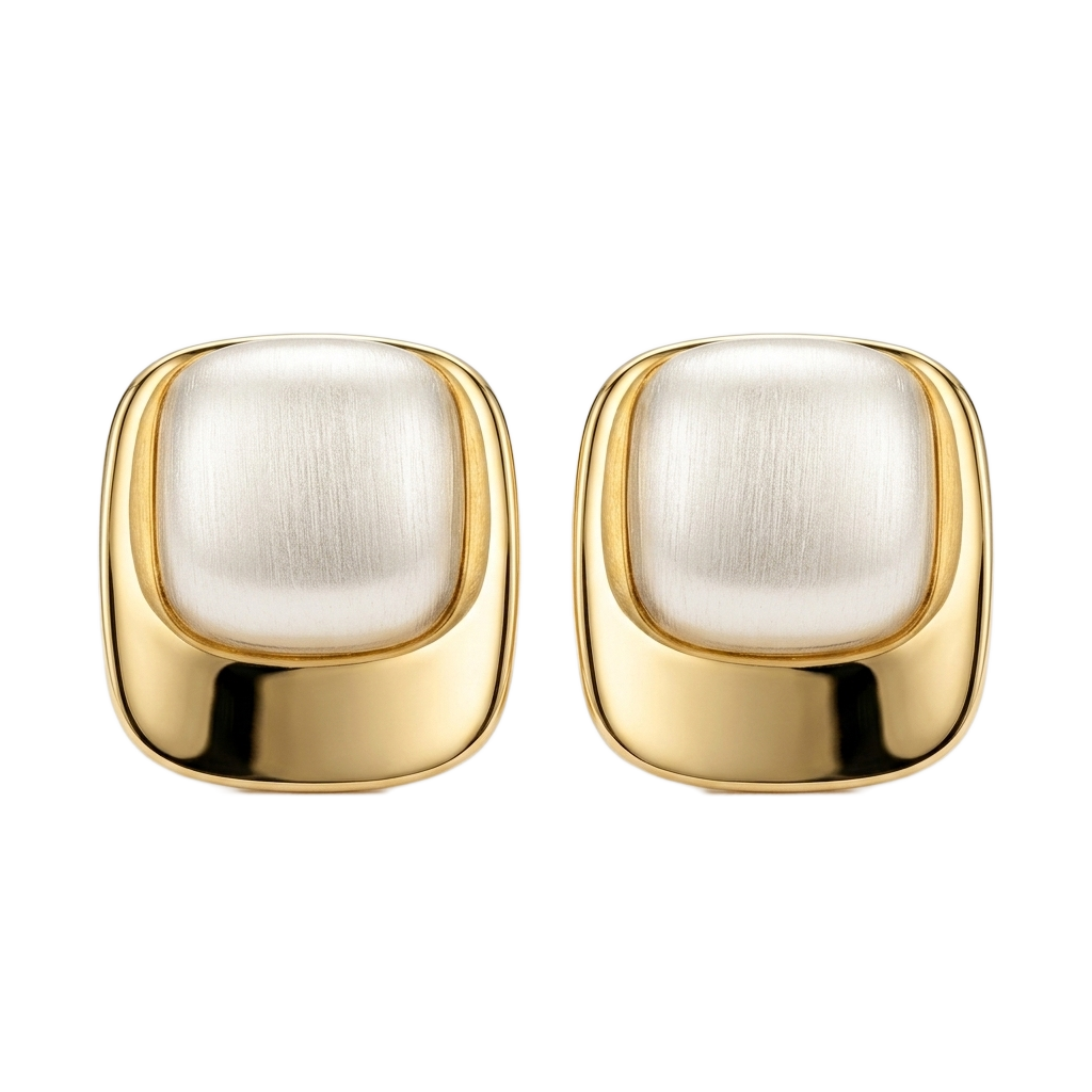 Satin Dome Küpe