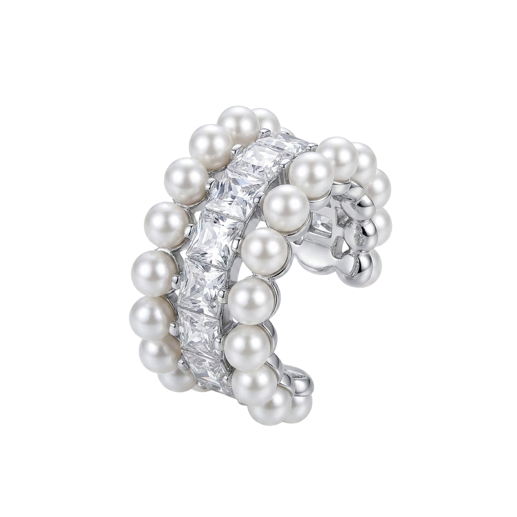 Princess-Cut Earcuff