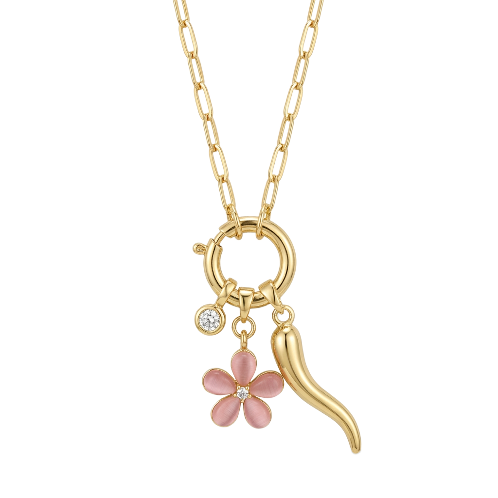 Mallow Blossom Kolye