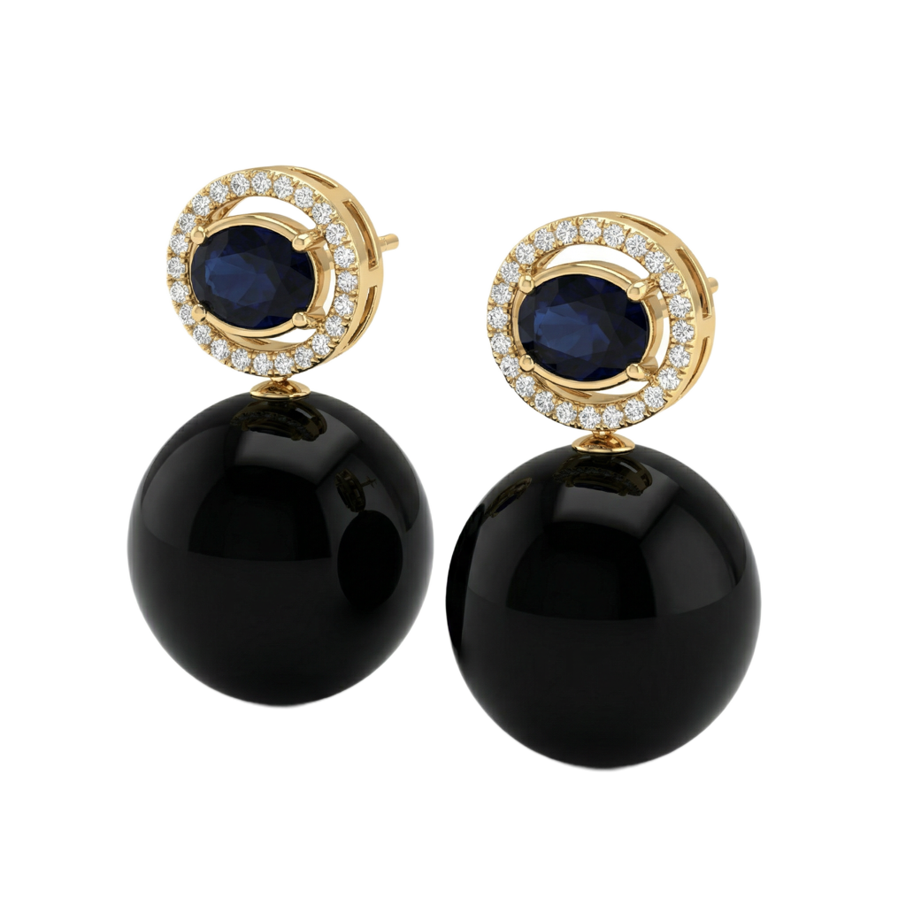 Sparkling Garnet Küpe