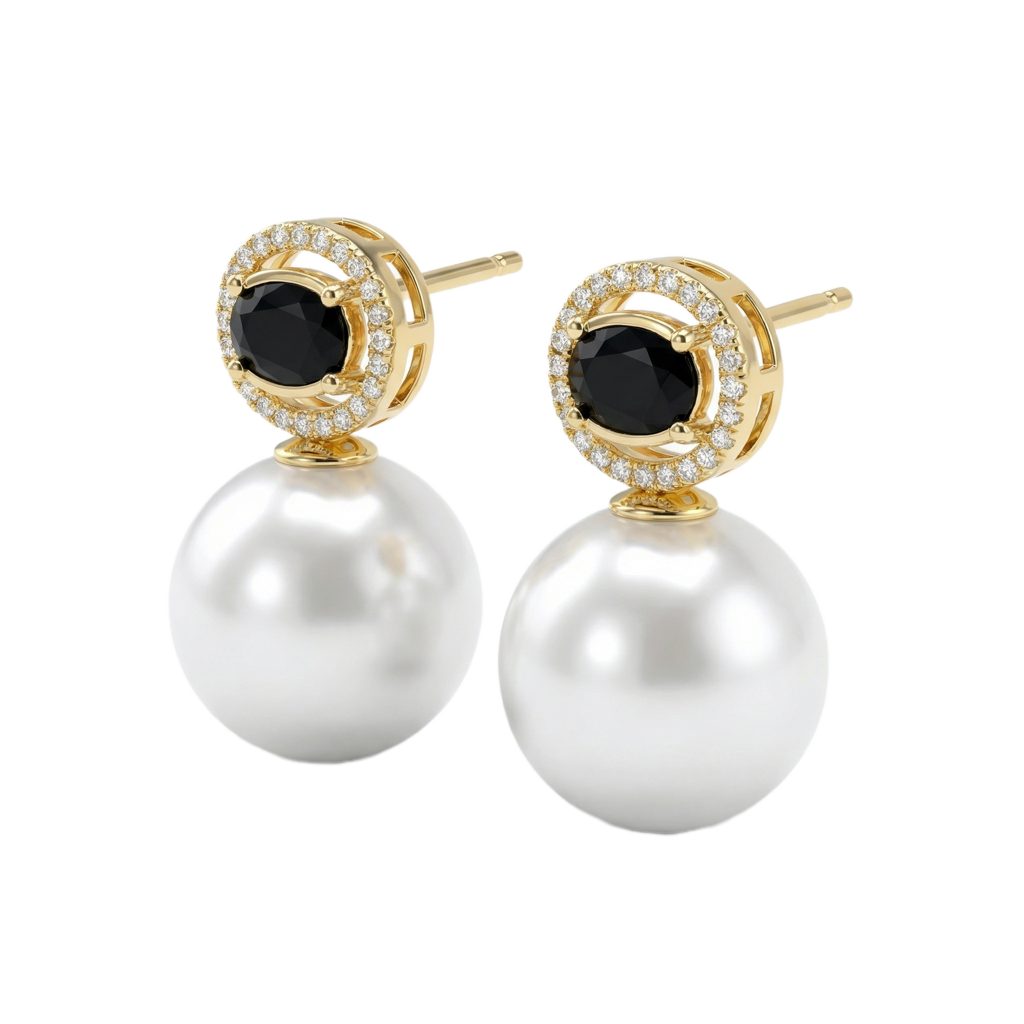 Sparkling Garnet Küpe