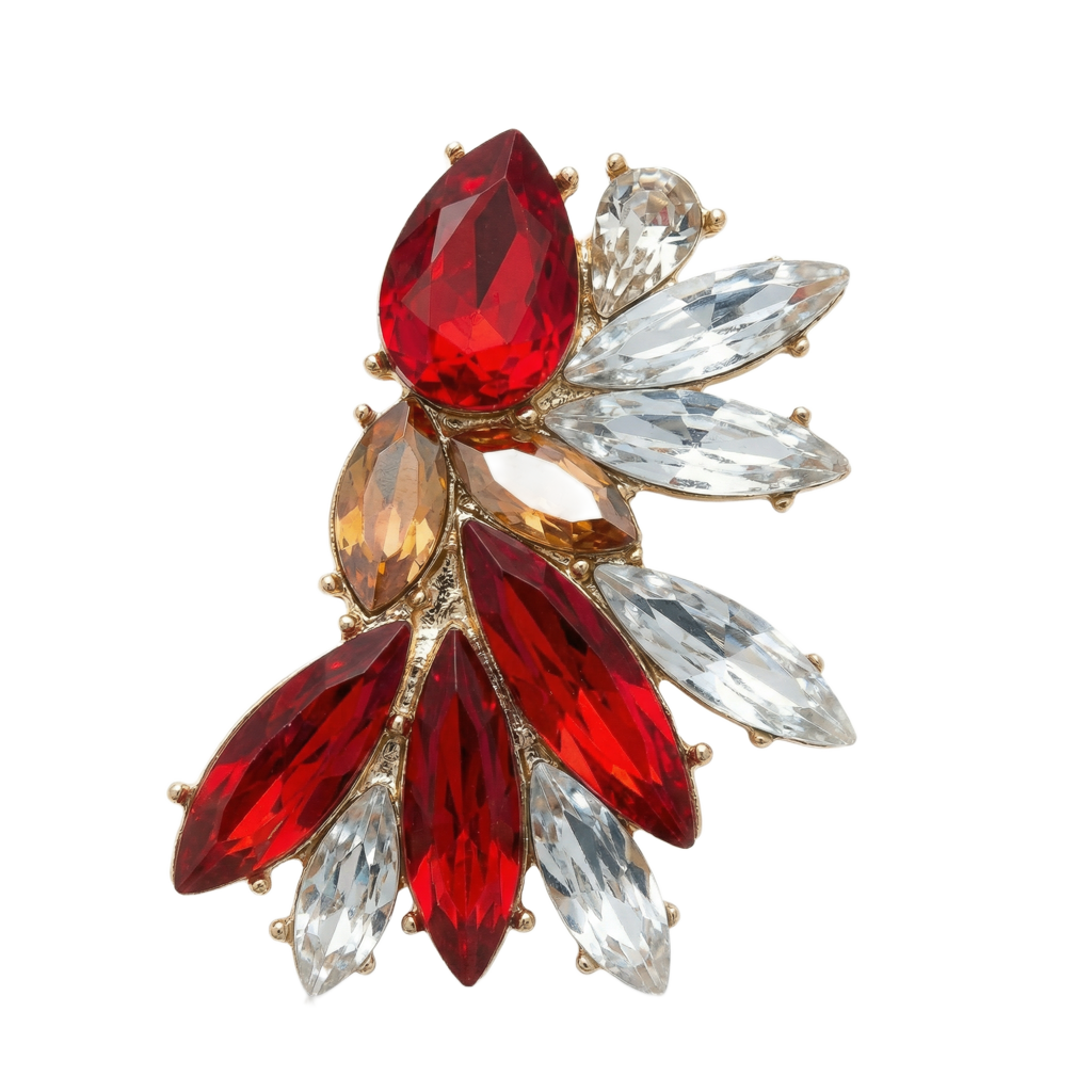 Crystalized Fire Küpe