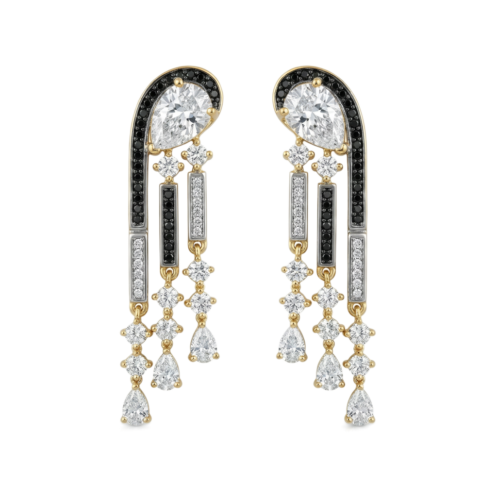 Obsidian Glimmer Küpe