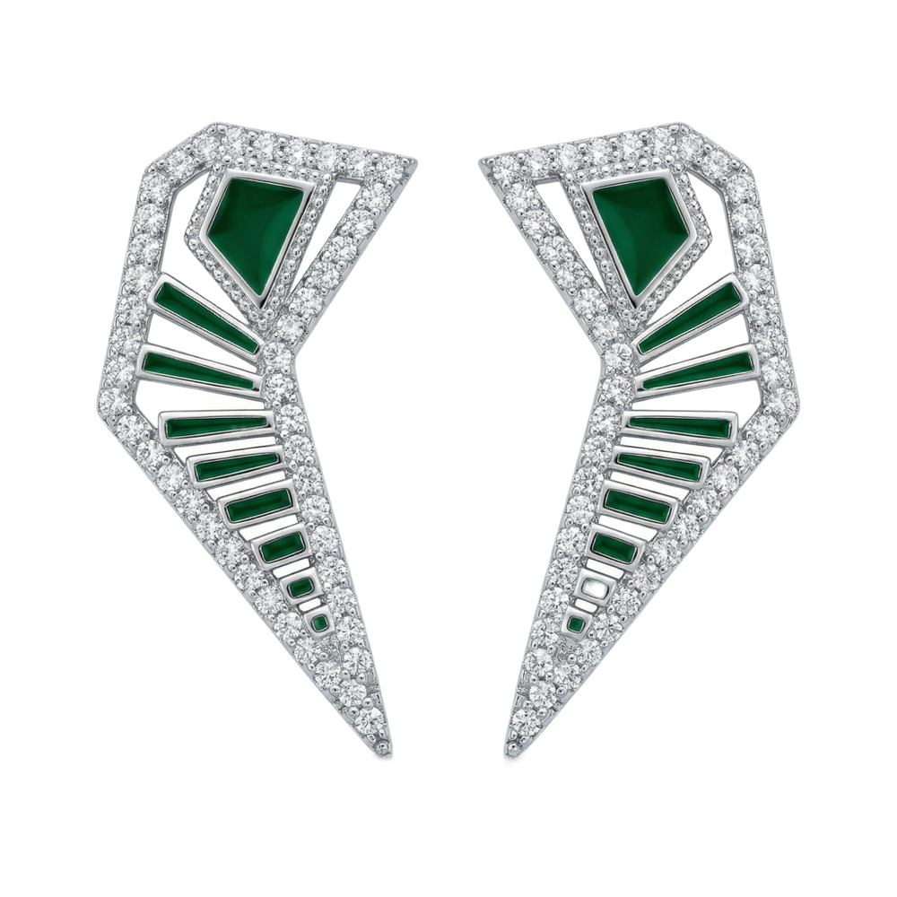 Malachite Vector Küpe