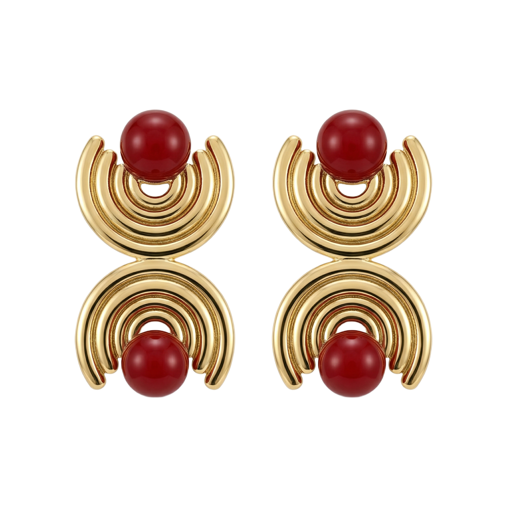 Red Zenith Totems Küpe