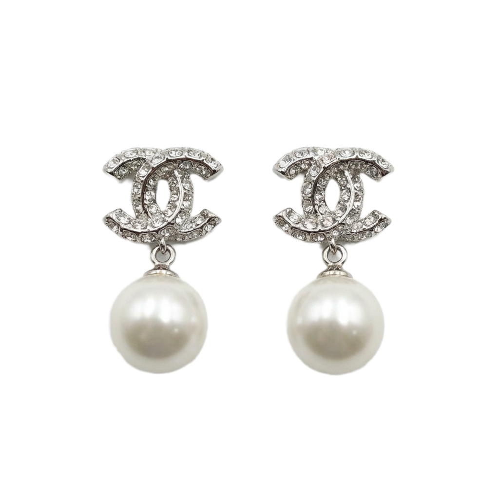 Classic Pearl Earrings (Imported, Boxed Model)