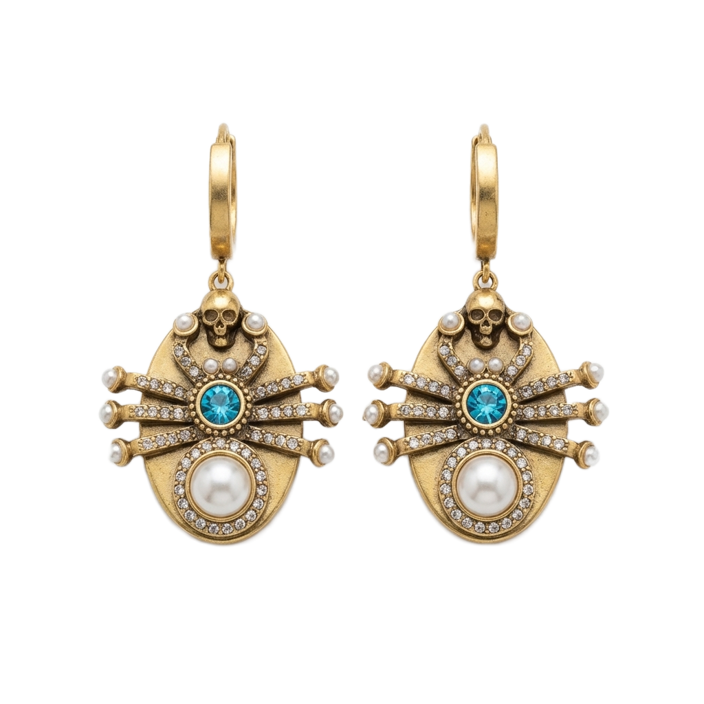 Gothic Revival Küpe (İthal Kutulu Model)